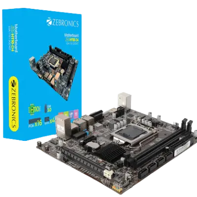 ZEBRONICS Zeb H110-D4 LGA 1151 Socket 6th Gen 7th Gen i3/i5/i7 processor Also 64GB Ram Motherboard