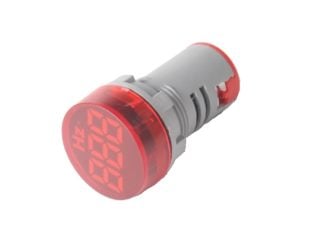 Red 20-75Hz 22mm AD16- 22DSHZ Round LED Hertz Meter Indicator Light