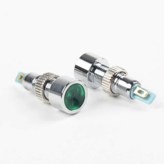 संकेतक एलईडी 8 मिमी वॉटरप्रूफ ग्रीन लाइट पैनल माउंट