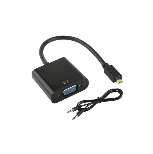 Micro HDMI to VGA Converter with Audio Cable1