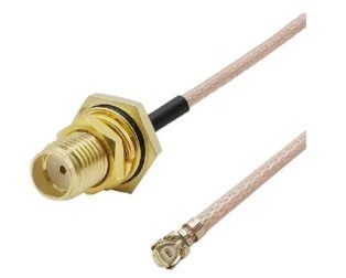 25CM IPEX1 to SMA Female Connector Cable 11mm RG178