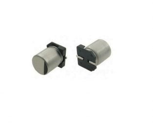 330μF Polymer Aluminium Capacitors 25VV dc, Surface Mount