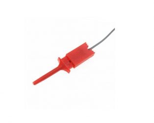 Test Hooks Clip for Logic Analyzers Red