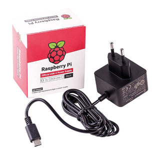 Raspberry Pi 15W Official Black Power Supply (EU)